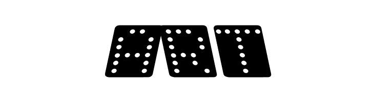 Domino square kursiv  Free Fonts Download