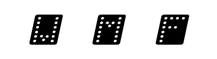 Domino square kursiv  Free Fonts Download