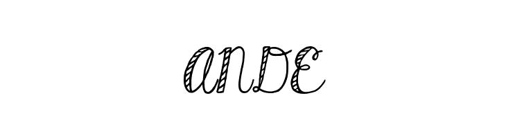 KG Hard Candy Striped  Free Fonts Download