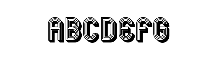 Mexcellent 3D  Free Fonts Download