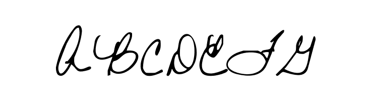 KG Written on His Hands  Free Fonts Download