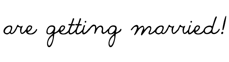 are%2Bgetting%2Bmarried%2521 KG The Only Exception Alt Font