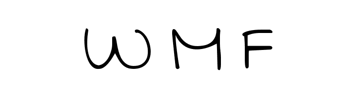 KG She Paints Me Blue  Free Fonts Download