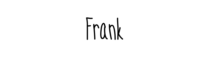 Frank SkinnyNess Font