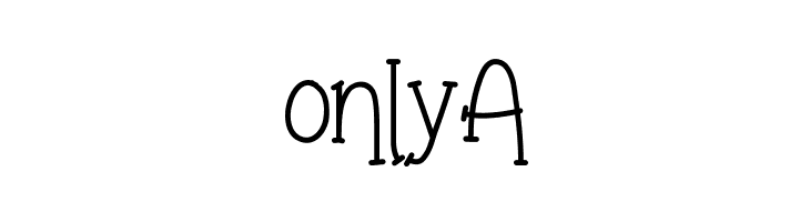 onlyA Grandma's Garden Font