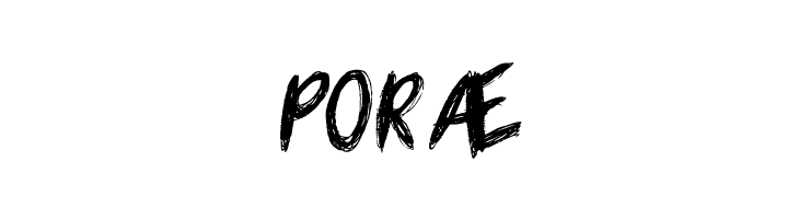 PORAE beer money Font