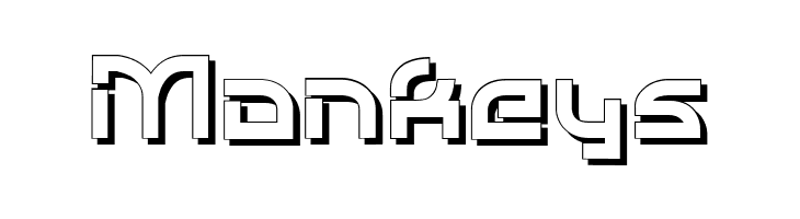 Individigital Shaded  Free Fonts Download