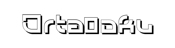 Individigital Shaded  Free Fonts Download