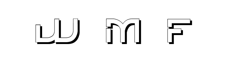 Individigital Shaded  Free Fonts Download