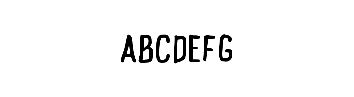 ABCDEFG Fun Euro Original Condensed No. 1 [Demo] Font