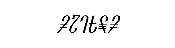 Reanaarian Italic  Free Fonts Download