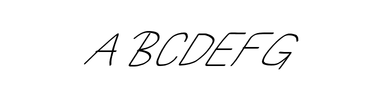 MewTooHand UltimateItalic  Free Fonts Download