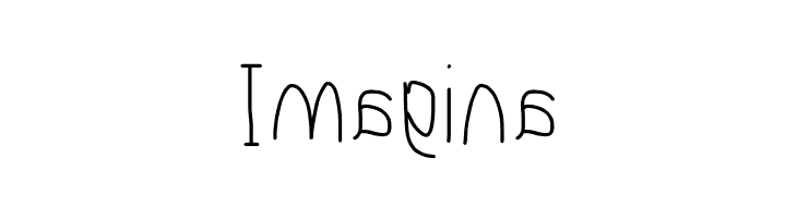 MewTooHand Reversed  Free Fonts Download