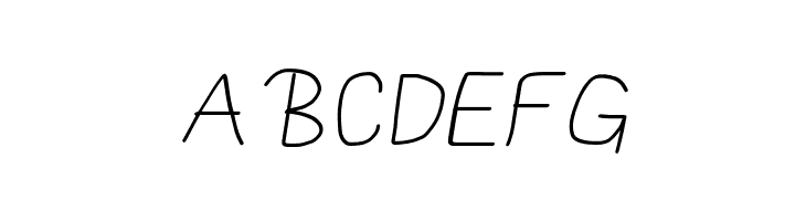 MewTooHand Italic  Free Fonts Download