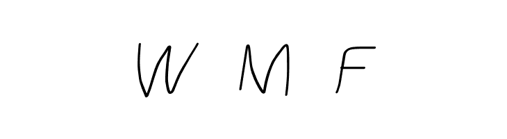 MewTooHand Wide Italic  Free Fonts Download