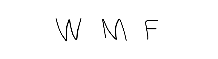 MewTooHand Wide Leftalic  Free Fonts Download
