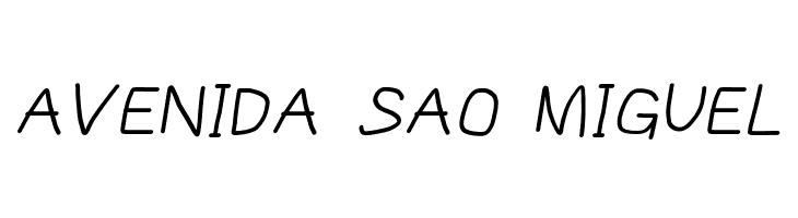 MewTooHand Bold Italic  Free Fonts Download