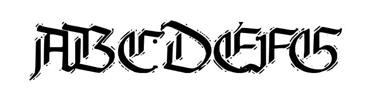 The End.  Free Fonts Download