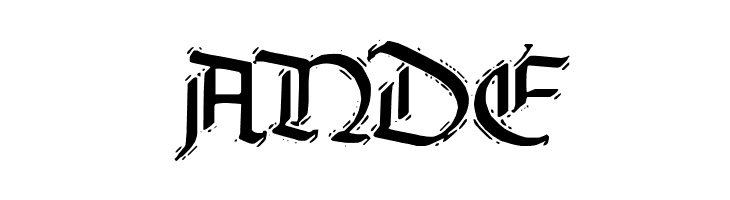 The End.  Free Fonts Download