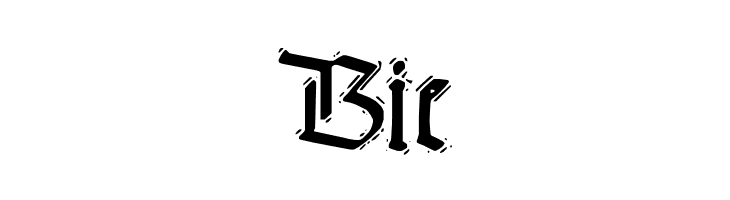The End.  Free Fonts Download