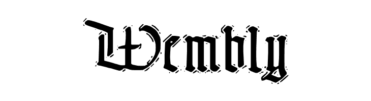 The End.  Free Fonts Download