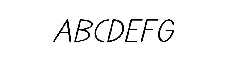 TYPONOME Italic  Free Fonts Download