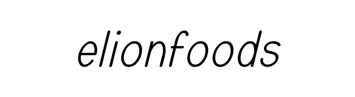TYPONOME Italic  Free Fonts Download