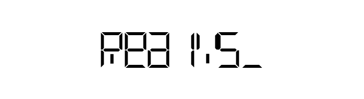 Digital Noteworthy Bold  Free Fonts Download