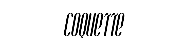 Coco-BoldCondensedItalic  Free Fonts Download