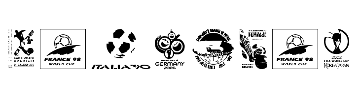 World Cup logos  Free Fonts Download