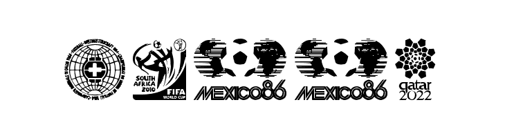 World Cup logos  Free Fonts Download