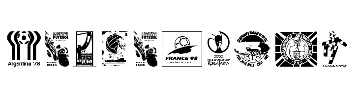 World Cup logos  Free Fonts Download