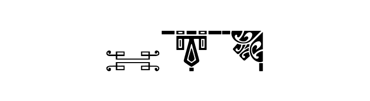 Novo Deco Ornaments  Free Fonts Download