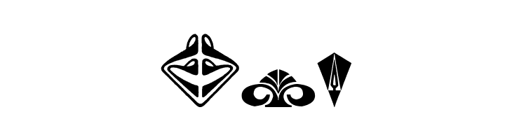 Novo Deco Ornaments  Free Fonts Download