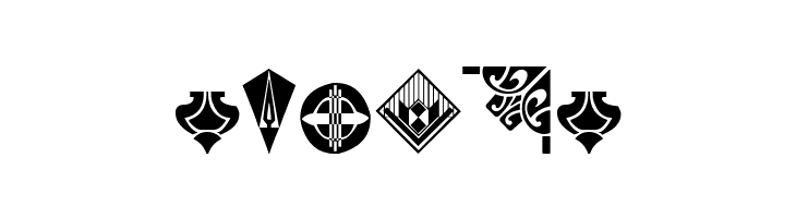 Novo Deco Ornaments  Free Fonts Download