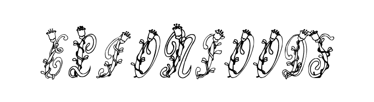 Tulips  Free Fonts Download