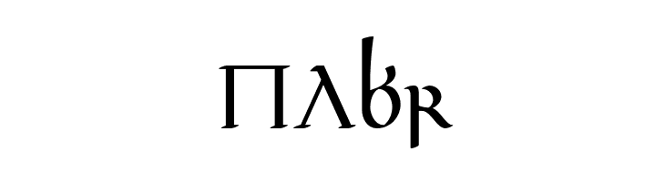 PfefferMedivalG  Free Fonts Download
