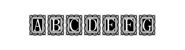 Capitular Moldurada  Free Fonts Download