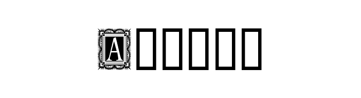 Capitular Moldurada  Free Fonts Download