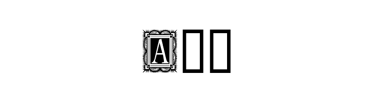 Capitular Moldurada  Free Fonts Download