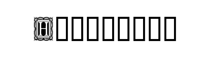 Capitular Moldurada  Free Fonts Download