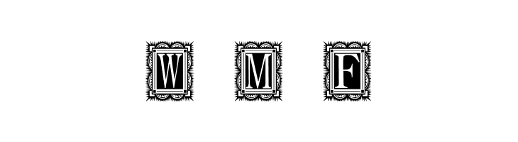 Capitular Moldurada  Free Fonts Download