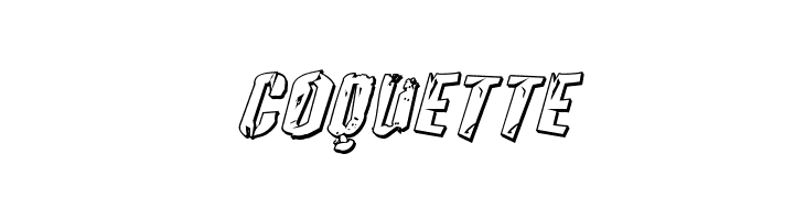 Quarrystone 3D Italic  Free Fonts Download