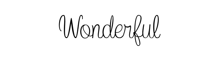 Wonderful What I Want For Christmas Font