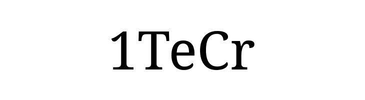 1TeCr Noto Serif Font