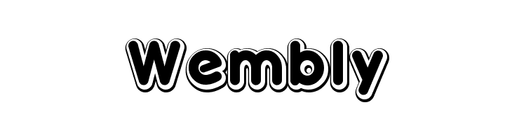 Double "Bubble Shadow  Free Fonts Download