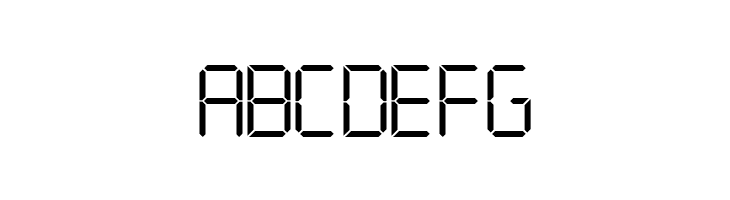 LEDFont  Free Fonts Download