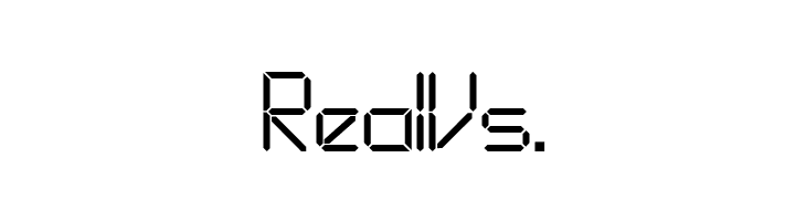 LEDFont  Free Fonts Download