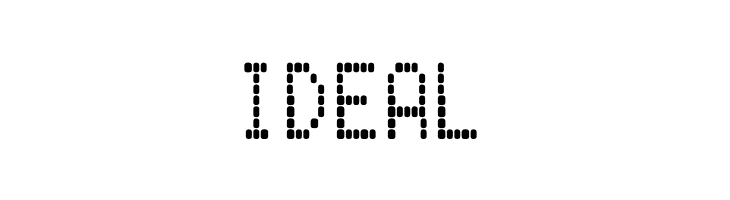 LCD AT&T Phone  Free Fonts Download