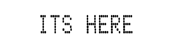 LCD AT&T Phone  Free Fonts Download